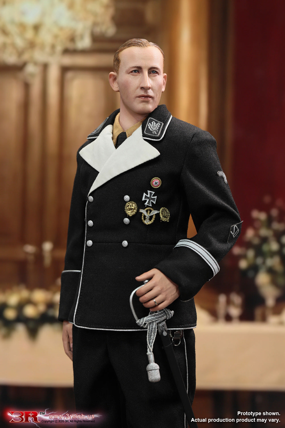 3R Dragon In Dreams DID WWII German Reinhard Heydrich SS-General GM657 1/6 Scale